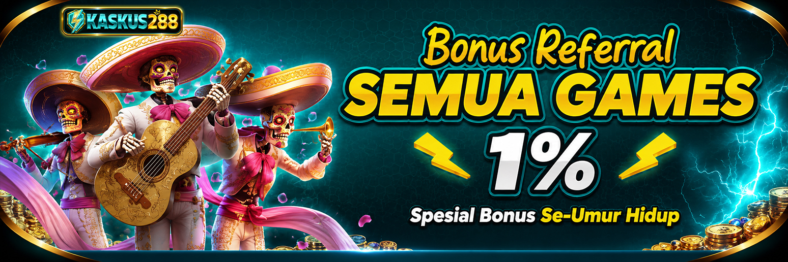 BONUS REFFERAL ALL GAMES 1%